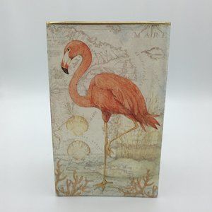 Nautical Flamingo on a 7x4x3” Rectangle